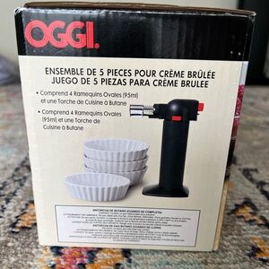 NIB Oggi - 5 Piece Creme Brûlée Set
